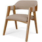 Mesa De Jantar Redonda Cora 120cm Off White M04 Com 04 Cadeir