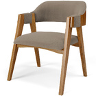 Mesa De Jantar Redonda Cora 120cm Off White M04 Com 04 Cadeir