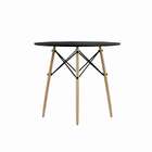 Mesa De Jantar Redonda Delft Preto 90 Cm