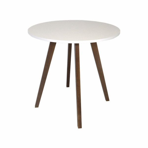 Mesa De Jantar Redonda Dublin Branca Ref. 020 80b Vivaligna