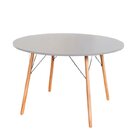 Mesa De Jantar Redonda Eames Eiffel 100 Cm - Cinza
