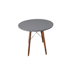 Mesa De Jantar Redonda Eames Eiffel 70 Cm - Cinza