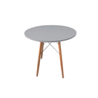 Mesa De Jantar Redonda Eames Eiffel 80 Cm - Cinza