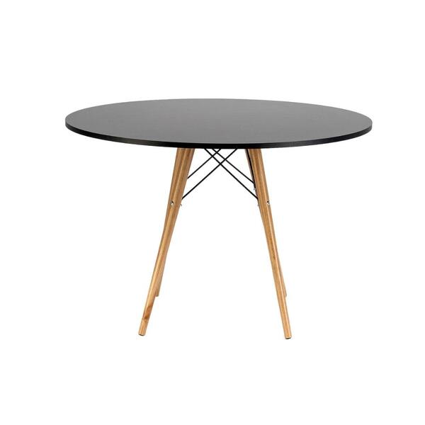 Mesa De Jantar Redonda Eiffel 90 Cm - Preto
