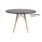 Mesa De Jantar Redonda Eiffel 90 Cm - Preto