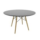 Mesa De Jantar Redonda Eiffel  Preto