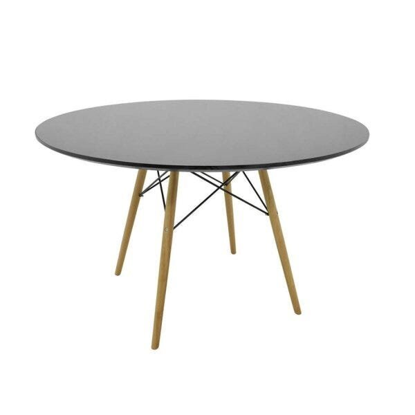 Mesa De Jantar Redonda Eiffel  Preto