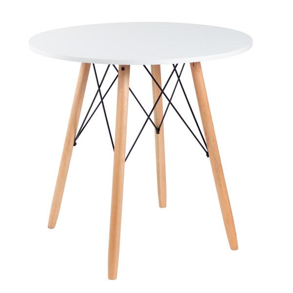 Mesa De Jantar Redonda Eiffel Design - Pé Palito - 80 Cm - Br