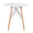 Mesa De Jantar Redonda Eiffel Design - Pé Palito - 80 Cm - Br