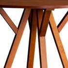 Mesa De Jantar Redonda Ipiranga Amêndoa 90 Cm