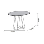 Mesa De Jantar Redonda Isabela Com 4 Cadeiras Amanda New Ceval