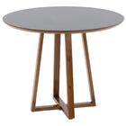 Mesa De Jantar Redonda Lara Premium 100cm Em Madeira Maciça E