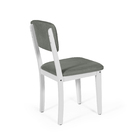 Mesa De Jantar Redonda Montreal Bran/nor Com 4 Cadeiras Estof