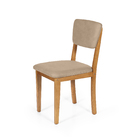 Mesa De Jantar Redonda Montreal Branca Com 4 Cadeiras Estofad