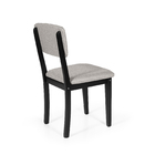 Mesa De Jantar Redonda Montreal Pret/nor Com 4 Cadeiras Estof