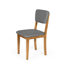 Mesa De Jantar Redonda Montreal Pret/nor Com 4 Cadeiras Estof