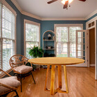 Mesa De Jantar Redonda Natalle Com Tampo Amadeirado Mel 120cm