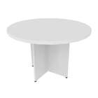 Mesa De Jantar Redonda Natus40 Branca 120 Cm