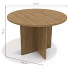 Mesa De Jantar Redonda Nira Freijó 108 Cm