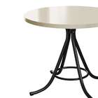 Mesa De Jantar Redonda Phoenix Bege 90 Cm