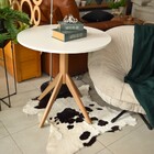 Mesa De Jantar Redonda Verona Branca Ref. 030 80b Vivaligna