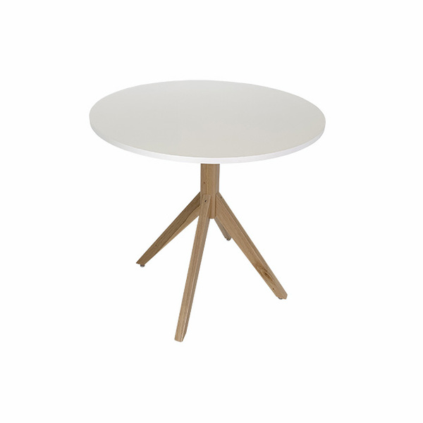 Mesa De Jantar Redonda Verona Branca Ref. 030 80b Vivaligna