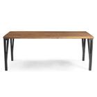 Mesa De Jantar Renar Groove Retangular 160 Cm X 90 Cm Madeira