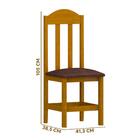 Mesa De Jantar Retangular 10 Lugares Estofados Madeira Maciça