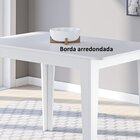 Mesa De Jantar Retangular 110x68cm Nicoli Branco