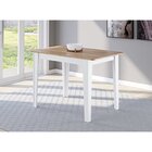 Mesa De Jantar Retangular 110x68cm Para 4 Lugares Mel/branco
