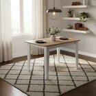 Mesa De Jantar Retangular 110x68cm Para 4 Lugares Mel/branco