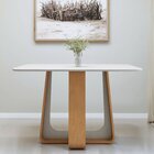 Mesa De Jantar Retangular 120cm Com Tampo Em Mdf Sintonia Amê