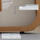 Mesa De Jantar Retangular 120cm Maxi Tampo Com Vidro Sintonia