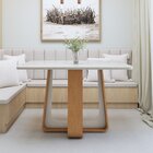 Mesa De Jantar Retangular 120cm Maxi Tampo Com Vidro Sintonia