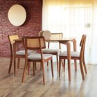 Mesa De Jantar Retangular 120cm Tampo Laminado Aura Mel