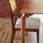 Mesa De Jantar Retangular 120cm Tampo Laminado Aura Mel