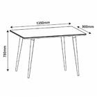 Mesa De Jantar Retangular 135cm 4 Lugares Veneza Plus C14 Off
