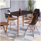 Mesa De Jantar Retangular 135cm 4 Lugares Veneza Plus C14 Pre