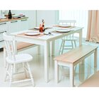Mesa De Jantar Retangular 136x80cm Ja-225 Branco