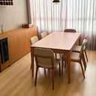 Mesa De Jantar Retangular 160x80cm Cedry Madeira Liptus Casta