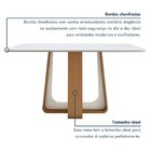 Mesa De Jantar Retangular 170cm Com Tampo Em Mdf Sintonia Amê