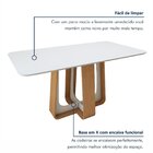 Mesa De Jantar Retangular 170cm Com Tampo Em Mdf Sintonia Amê