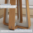 Mesa De Jantar Retangular 170cm Com Tampo Em Mdf Sintonia Amê