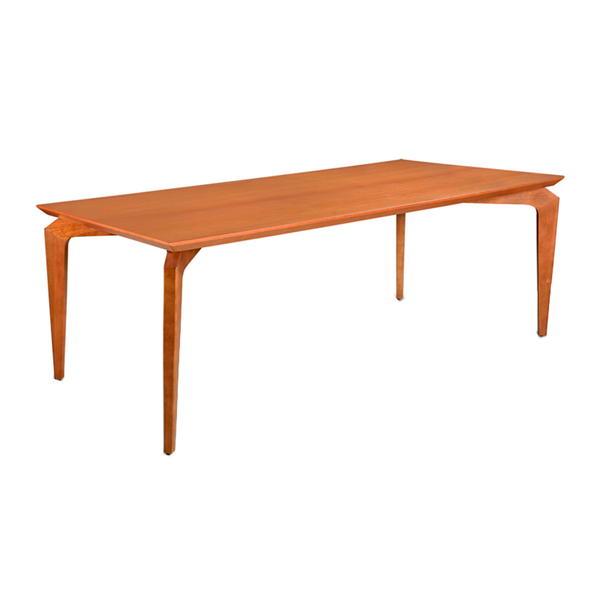 Mesa De Jantar Retangular 240x120cm Gosty Madeira Liptus Cast