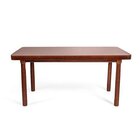 Mesa De Jantar Retangular 4 Lugares De Madeira 140x80 França