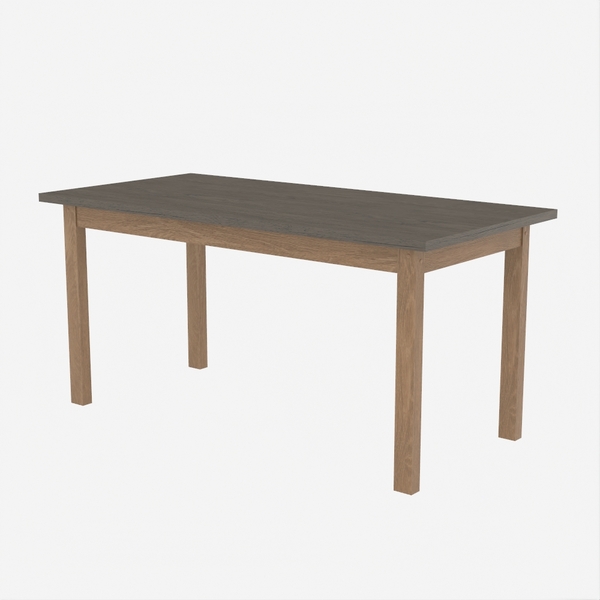 Mesa De Jantar Retangular 6 Lugares 1600x800 Em Mdf E Madeira
