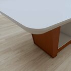 Mesa De Jantar Retangular 6 Lugares 160cm Tampo Mdf Apogeu Fr