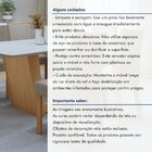 Mesa De Jantar Retangular 6 Lugares 160cm Tampo Mfd Apogeu