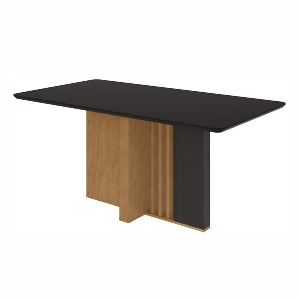 Mesa De Jantar Retangular 6 Lugares 160cm Tampo Mfd Astrid