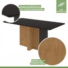 Mesa De Jantar Retangular 6 Lugares 160cm Tampo Mfd Astrid